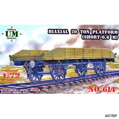 Biaxial 20 ton platform