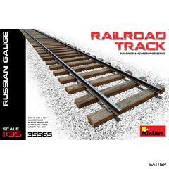 Cборная модель: Железнодорожные рельсы,  колея ( Miniart 35565) 1:35
