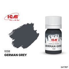 Акриловая краска ICM, немецкий серый