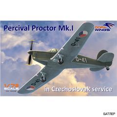 Сборная модель самолета  Percival Proctor Mk.1 (Dora Wings 72003) 1:72