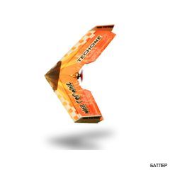 Летающее крыло TechOne Mini Popwing 600мм EPP ARF (красный)