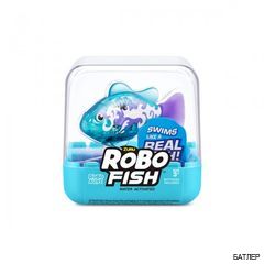 Інтерактивна іграшка Robo Alive S3 - Роборибка (блакитна)