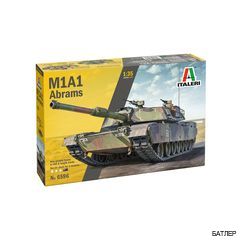 Сборная модель  Танк M1A1 Abrams (Italeri 6596) 1:35