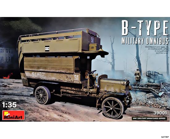 Сборная модель:  B-Type военный автобус (Miniart 39001) 1:35