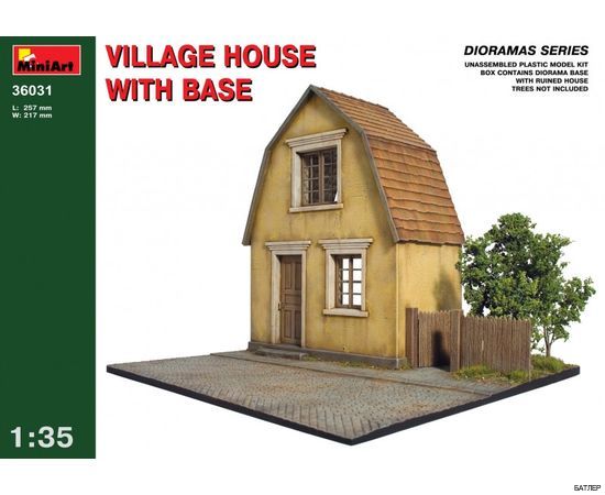 Сборная модель: Деревенский дом с основанием (Miniart 36031) 1:35